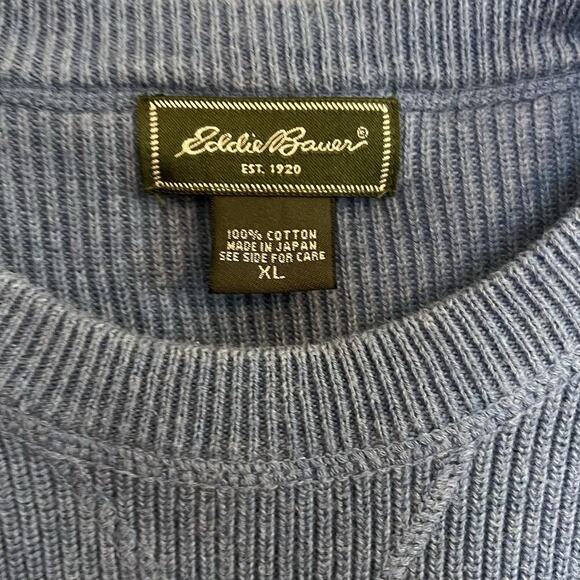 Eddie Bauer Cotton Knit Sweater Men's XL Size - Picture 2 of 6